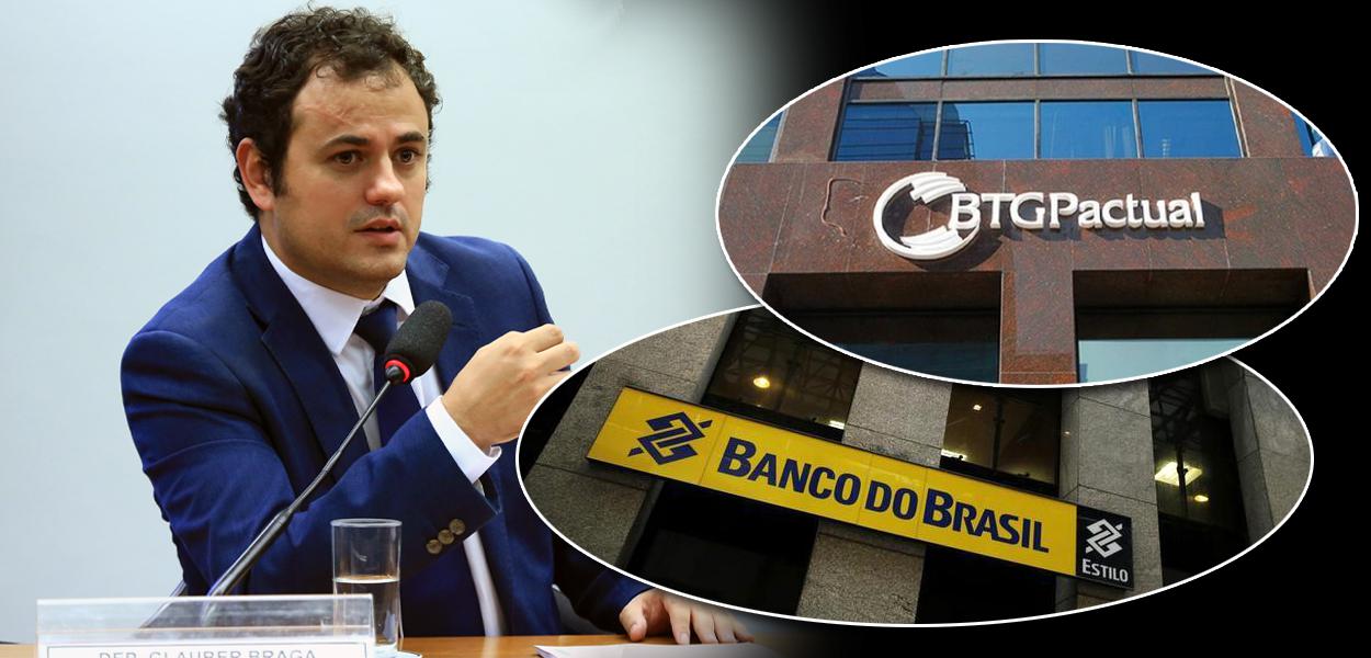 Glauber Braga, BTG Pactual e Banco do Brasil
