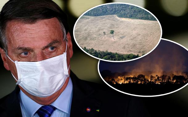 Jair Bolsonaro e queimadas na Amazônia