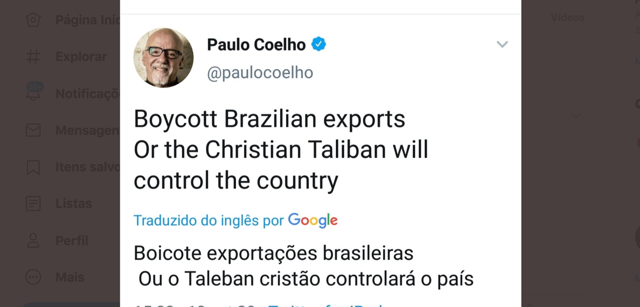 (Foto: reprodução Twitter)