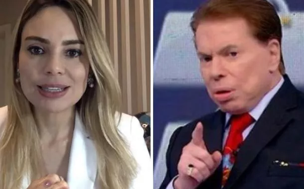 Rachel Sheherazade e Silvio Santos