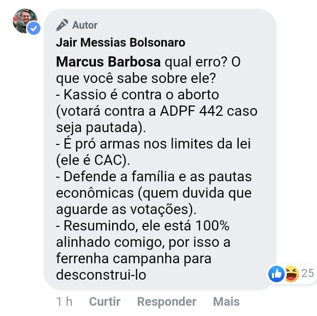 Bolsonaro Facebook