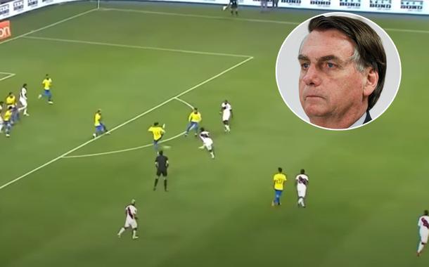 Narrador bajula Bolsonaro no jogo Peru x Brasil pelas Eliminatórias da Copa de 2022