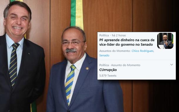 Chico Rodrigue e Bolsonaro