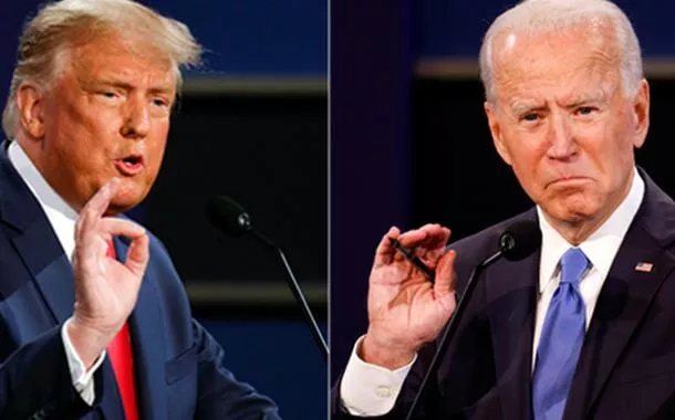 Trump lidera intenção de votos contra Biden antes do debate presidencial dos EUA, aponta pesquisa