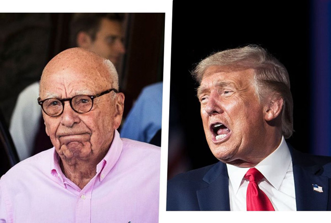 Rupert Murdoch e Donald Trump