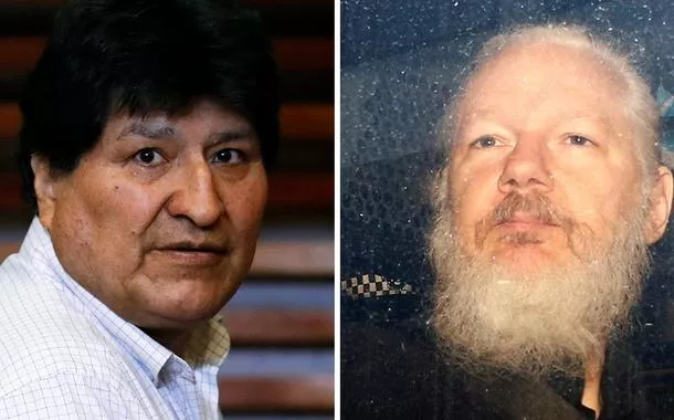 Evo Morales e Julian Assange