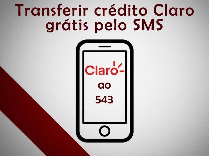 Transferir crédito Claro grátis pelo SMS