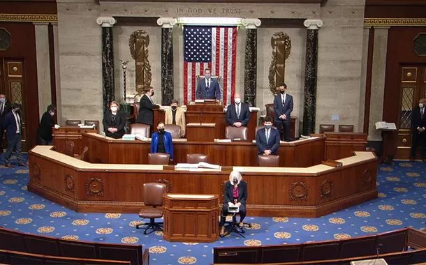 Sessão no Congresso dos Estados Unidos, o Capitólio