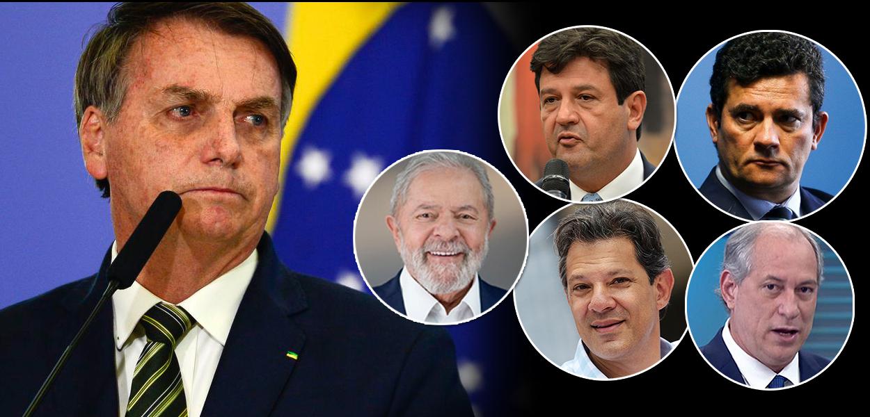 Bolsonaro perde contra Haddad Lula Ciro Moro e Mandetta no