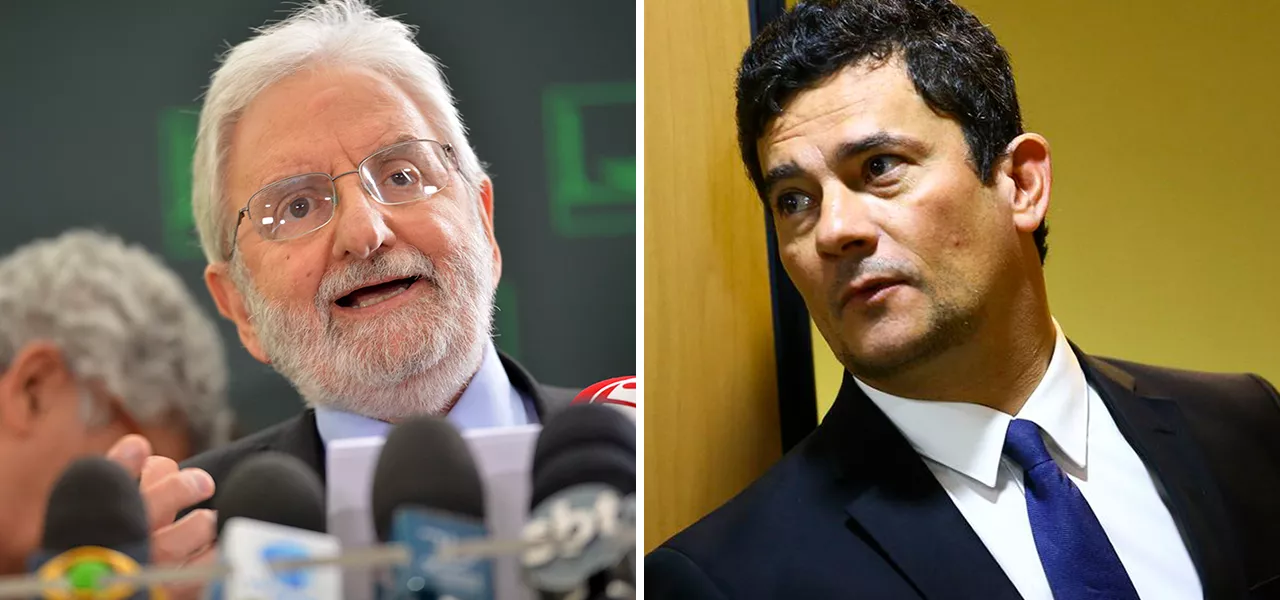 Ivan Valente (à esq.) e Sergio Moro