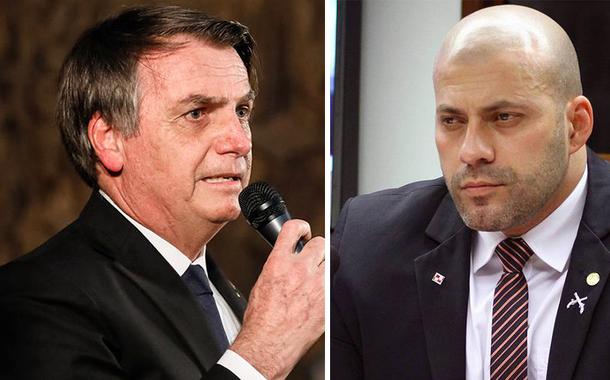 Jair Bolsonaro e Daniel Silveira