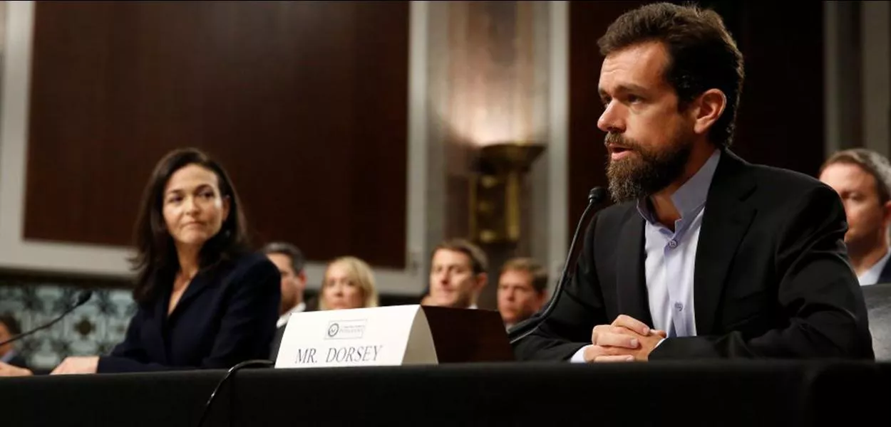 Jack Dorsey e Sheryl Sandberg