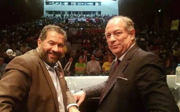 Carlos Lupi, presidente do PDT, e Ciro Gomes