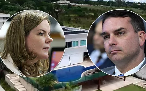 Gleisi processa Flávio Bolsonaro por vídeo com inteligência artificial que a associa ao crime