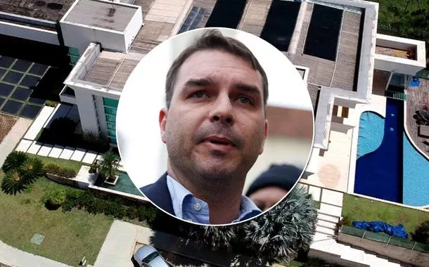 Flávio Bolsonaro e sua mansão em Brasília