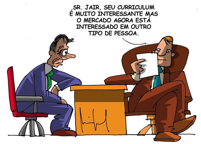 Isolamento – Charge de Miguel Paiva
