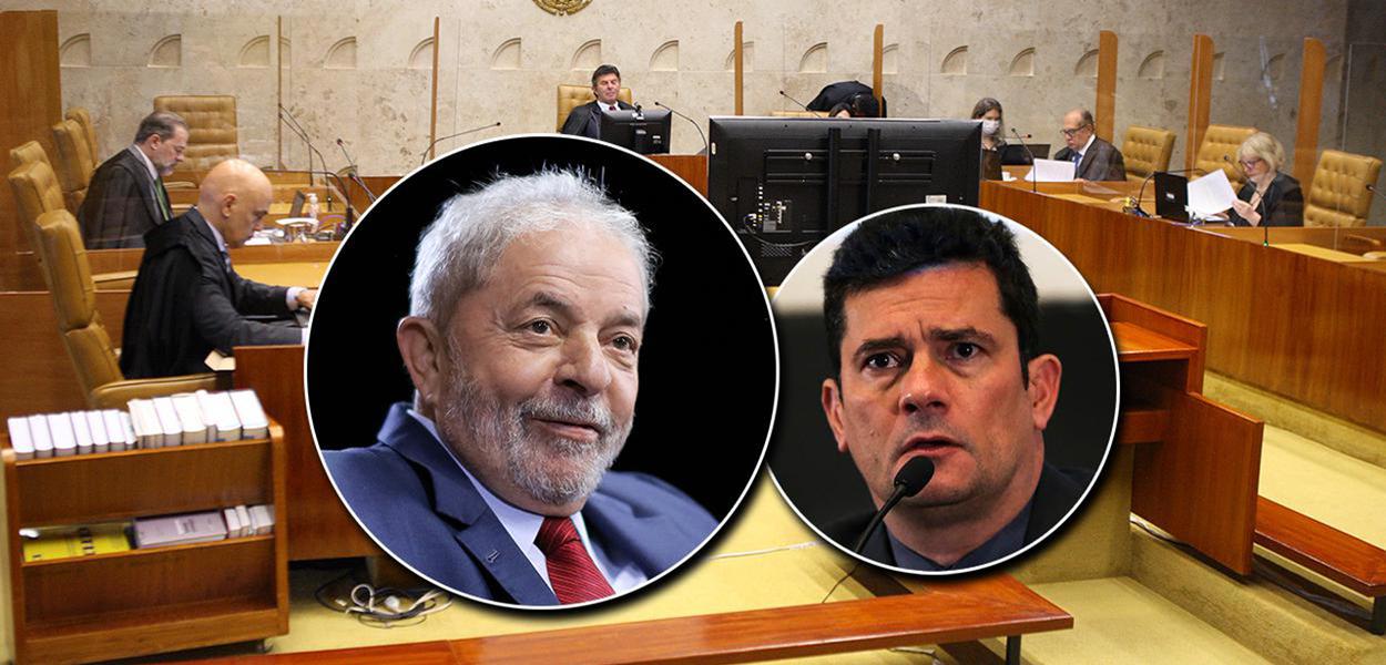 STF, ex-presidente Lula e Sérgio Moro