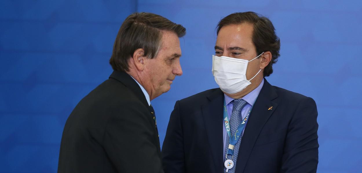 Jair Bolsonaro e Pedro Guimarães