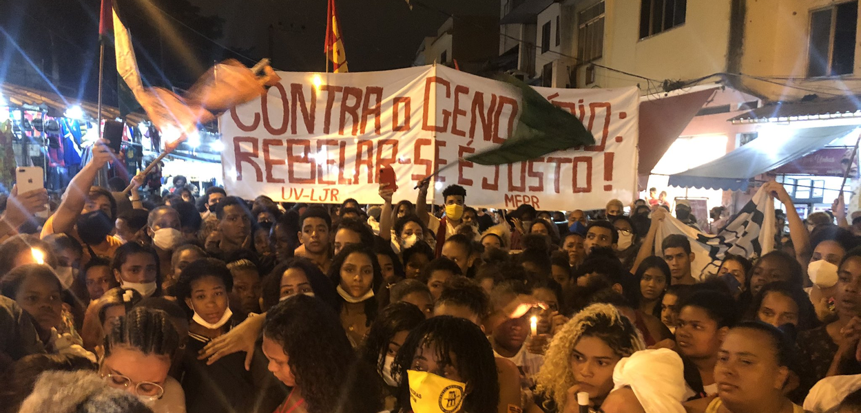 Manifestação contra Chacina do Jacarezinho