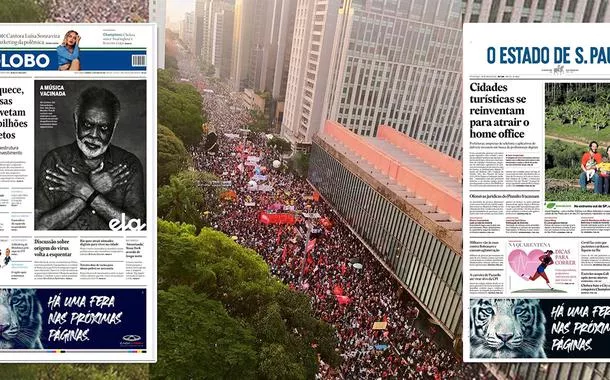 Povo nas ruas e a imprensa reage contra