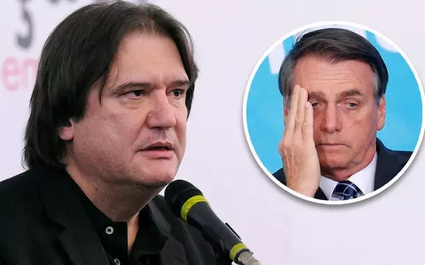 Pedro Serrano e Jair Bolsonaro 