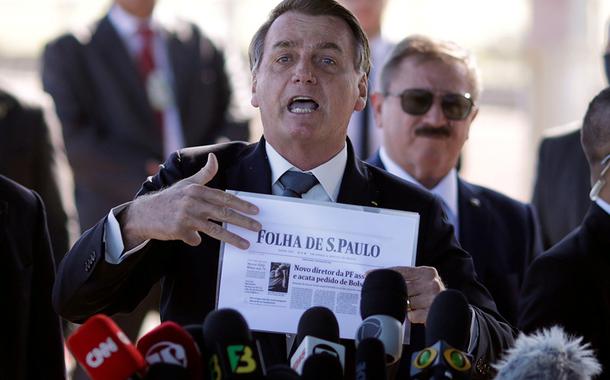 Bolsonaro manda jornalistas calarem a boca (05.05.20)