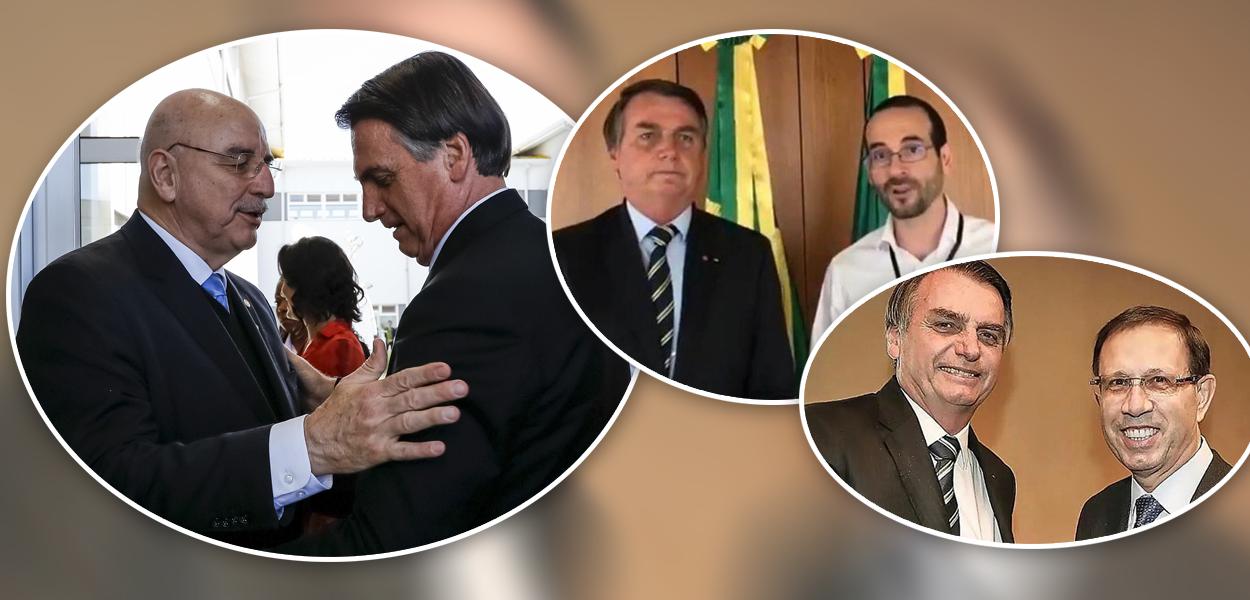 Bolsonaro com Osmar Terra, Arthur Weintraub e Carlos Wizard