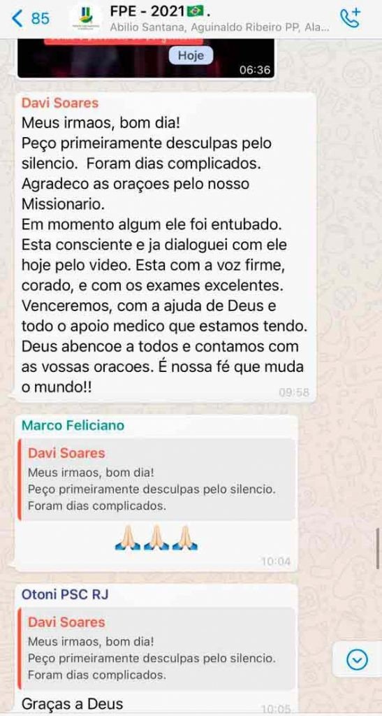 Mensagem filho R. R Soares