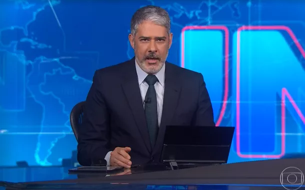 William Bonner, no Jornal Nacional