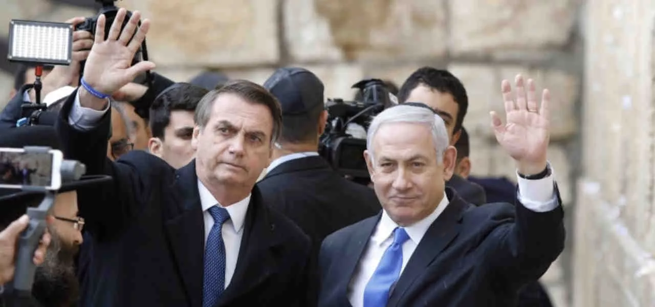 Jair Bolsonaro e Benjamin Netanyahu