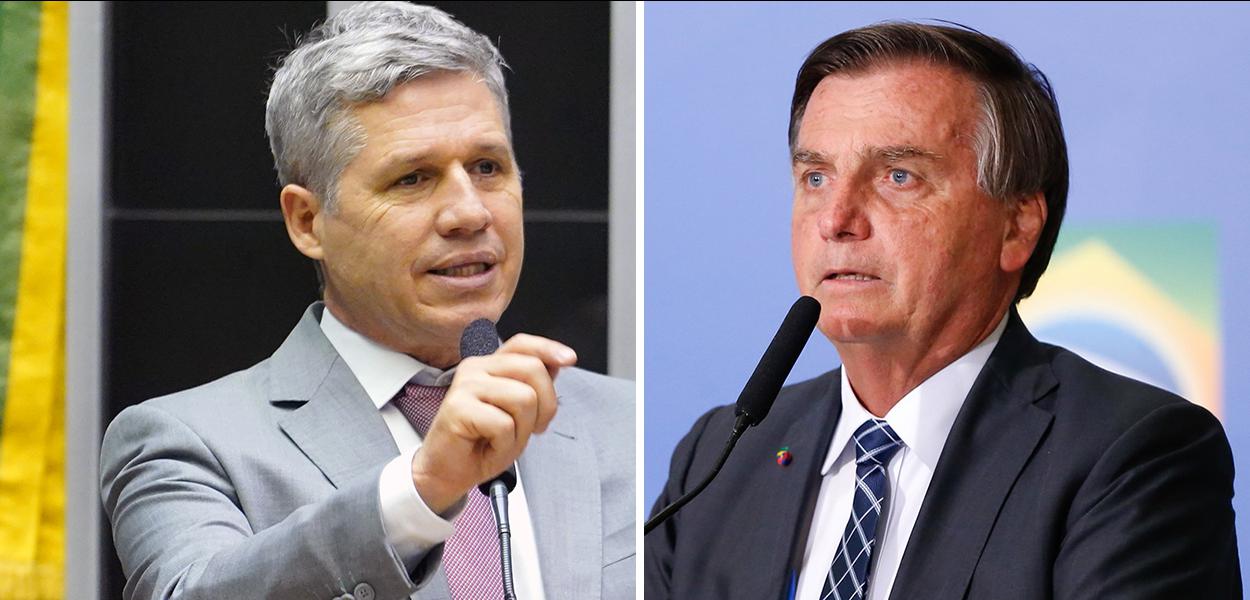 Paulo Teixeira e Jair Bolsonaro