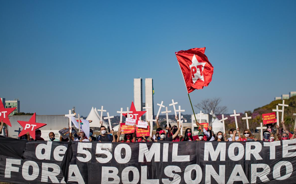 Manifestação contra Bolsonaro em Brasília (24J)