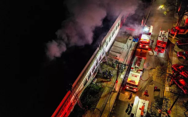 Incêndio no galpão da Cinemateca Brasileira