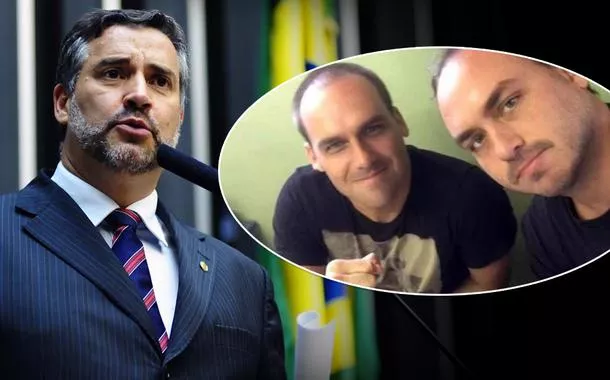 Carlos Bolsonaro ameaça Paulo Pimenta, que reage: "não tenho medo de miliciano"