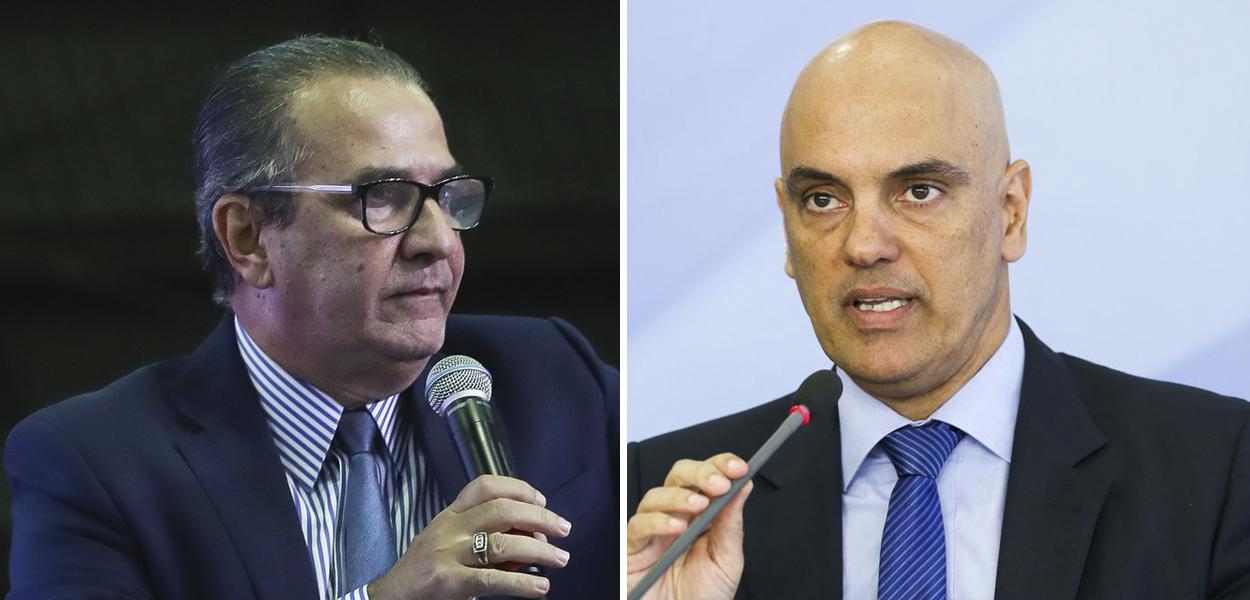 Silas Malafaia e o ministro do STF Alexandre de Moraes