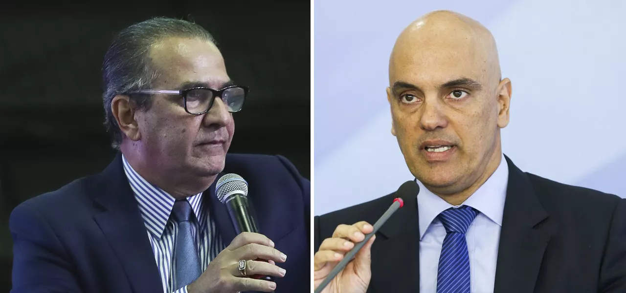 Silas Malafaia e o ministro do STF Alexandre de Moraes