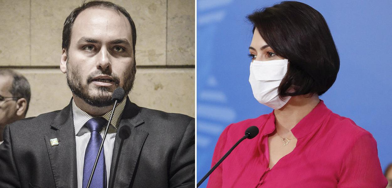 Carlos está rompido com Michelle desde internação de Bolsonaro | Brasil 247