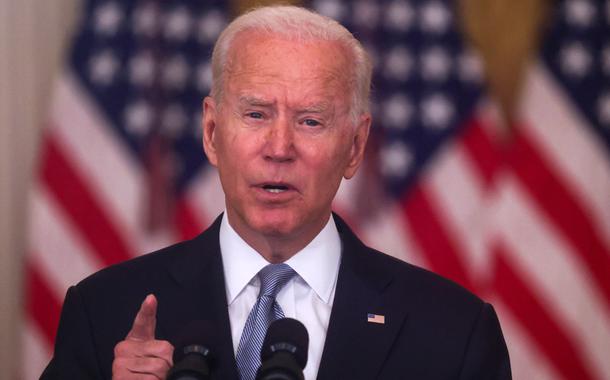 Presidente dos EUA, Joe Biden, faz pronunciamento na Casa Branca