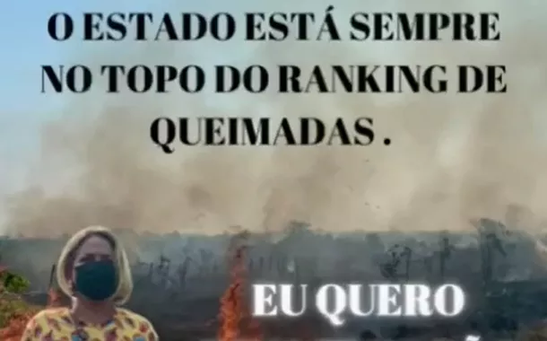 Rondonienses lançam campanha na internet para frear queimadas