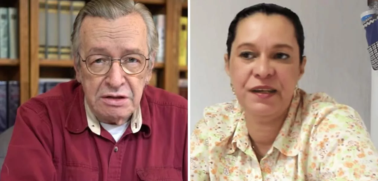 Olavo de Carvalho e Heloísa de Carvalho.
