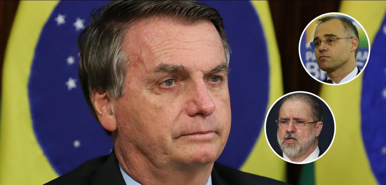 Jair Bolsonaro, André Mendonça e Augusto Aras