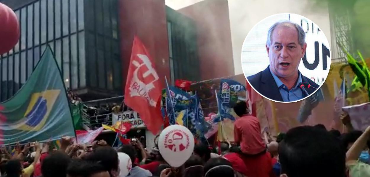 Ciro Gomes leva vaia hist rica na Avenida Paulista v deo