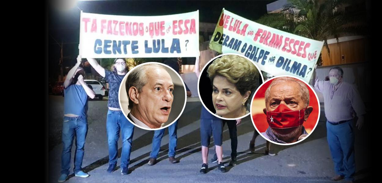 Baixaria ciristas armam protesto fake contra Lula fingindo ser