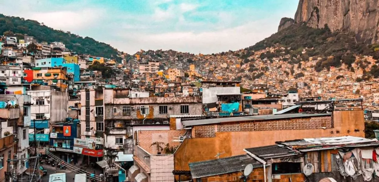 Favela da Rocinha, no Rio de Janeiro-RJ