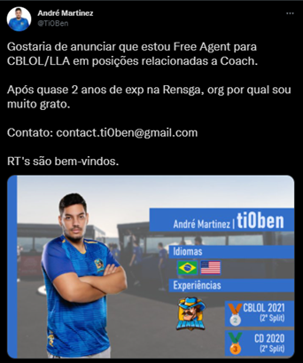 O que a Rensga (LoL) promete para 2022?