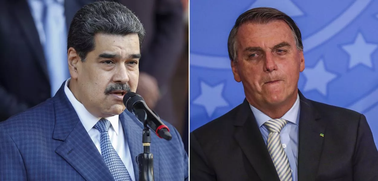 Nicolás Maduro e Jair Bolsonaro