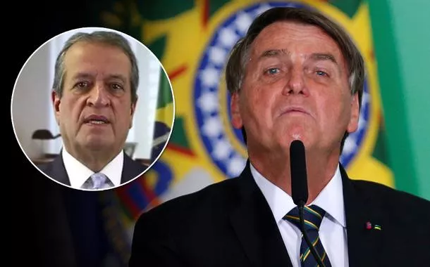 Valdemar Costa Neto, presidente do PL, e Bolsonaro