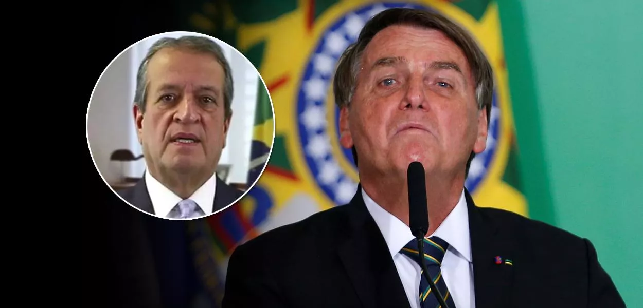 Valdemar Costa Neto, presidente do PL, e Bolsonaro