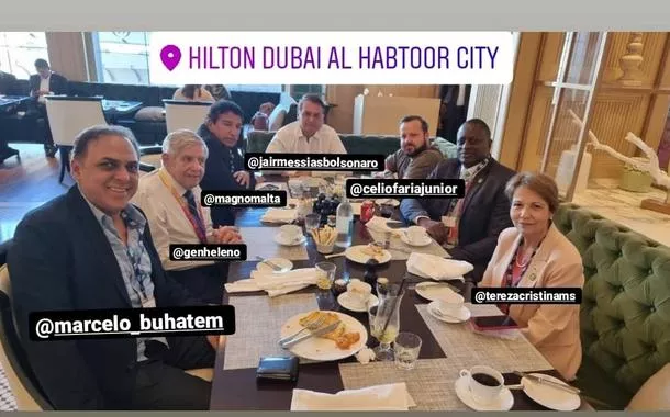 Desembargador do TJ do Rio é fotografado na comitiva de Bolsonaro em Dubai