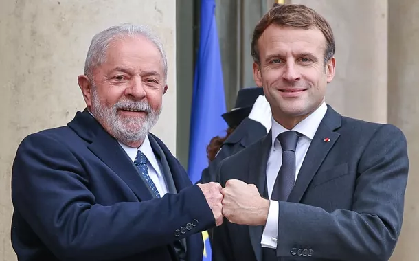 Lula e Emmanuel Macron